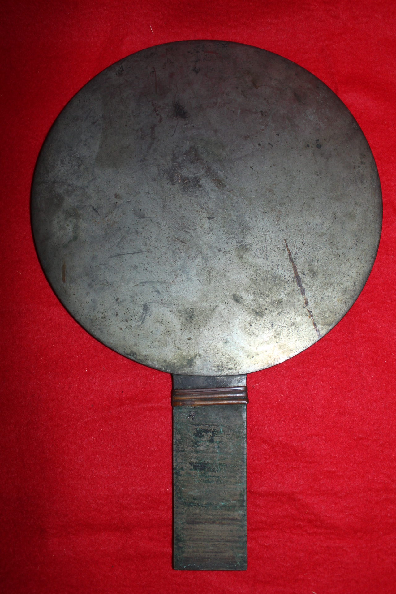 에도시기 청동으로된 십장생문 청동경