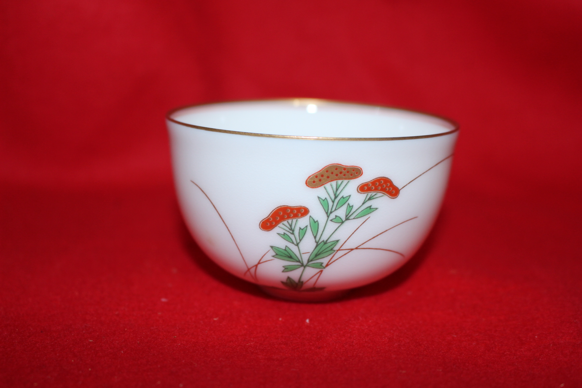 향란사 본챠이나 금채화문잔 5점셋트