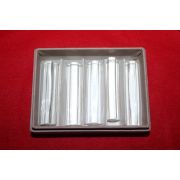 유리로된 저분받침 5점셋트