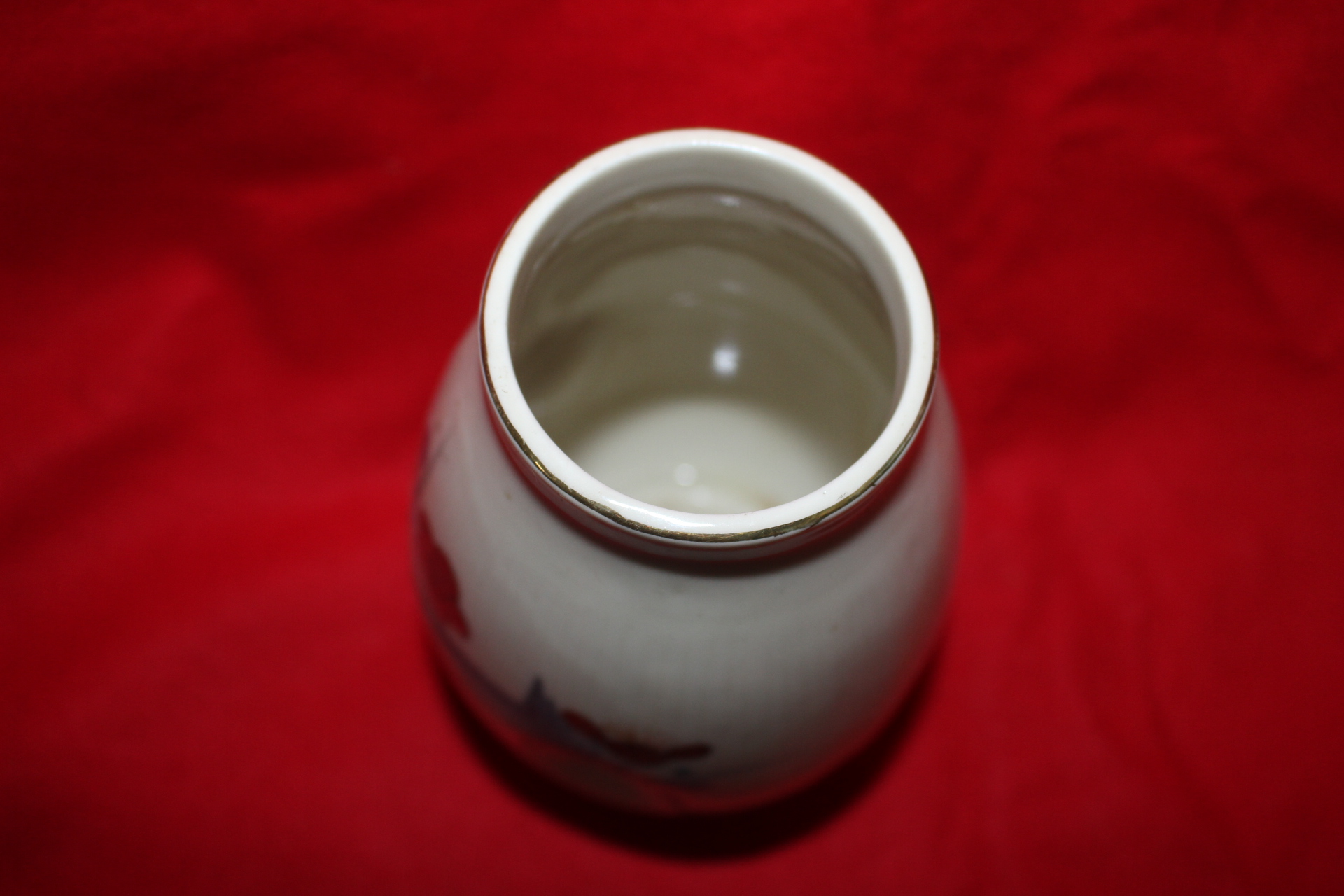 분청자 금채화문 호