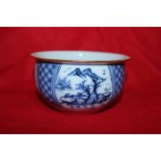 이마리 청화백자 산수문 퇴수기