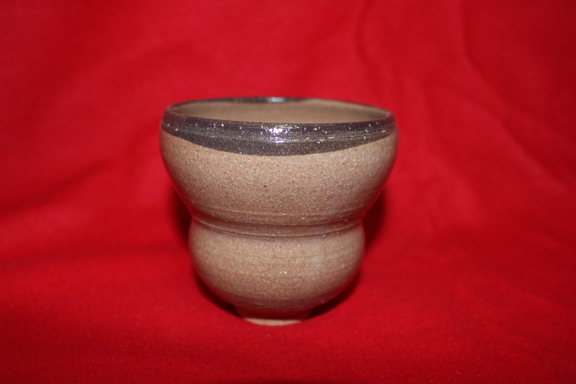 청자 호리형 오목잔