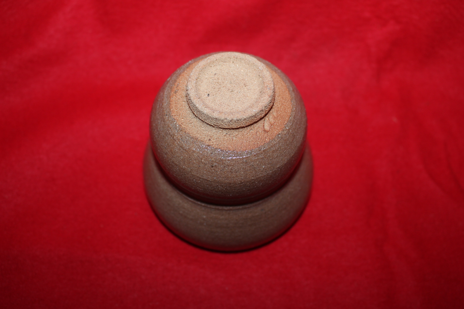 청자 호리형 오목잔