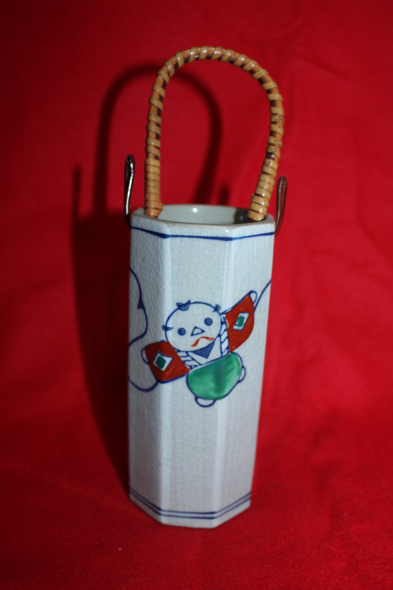 청자 청화인물문 호