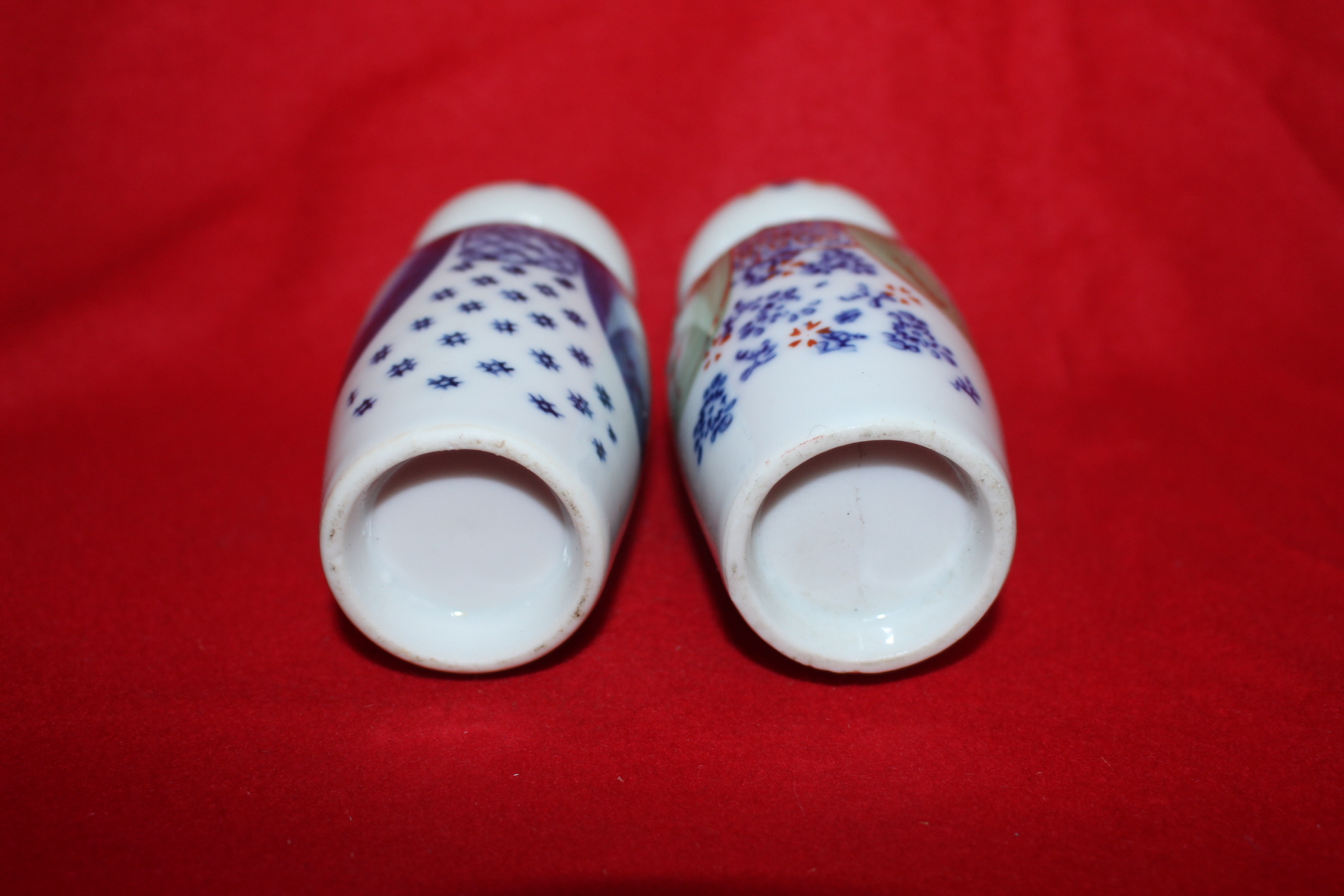 연대가좋은 청화백자금채 주병 2점