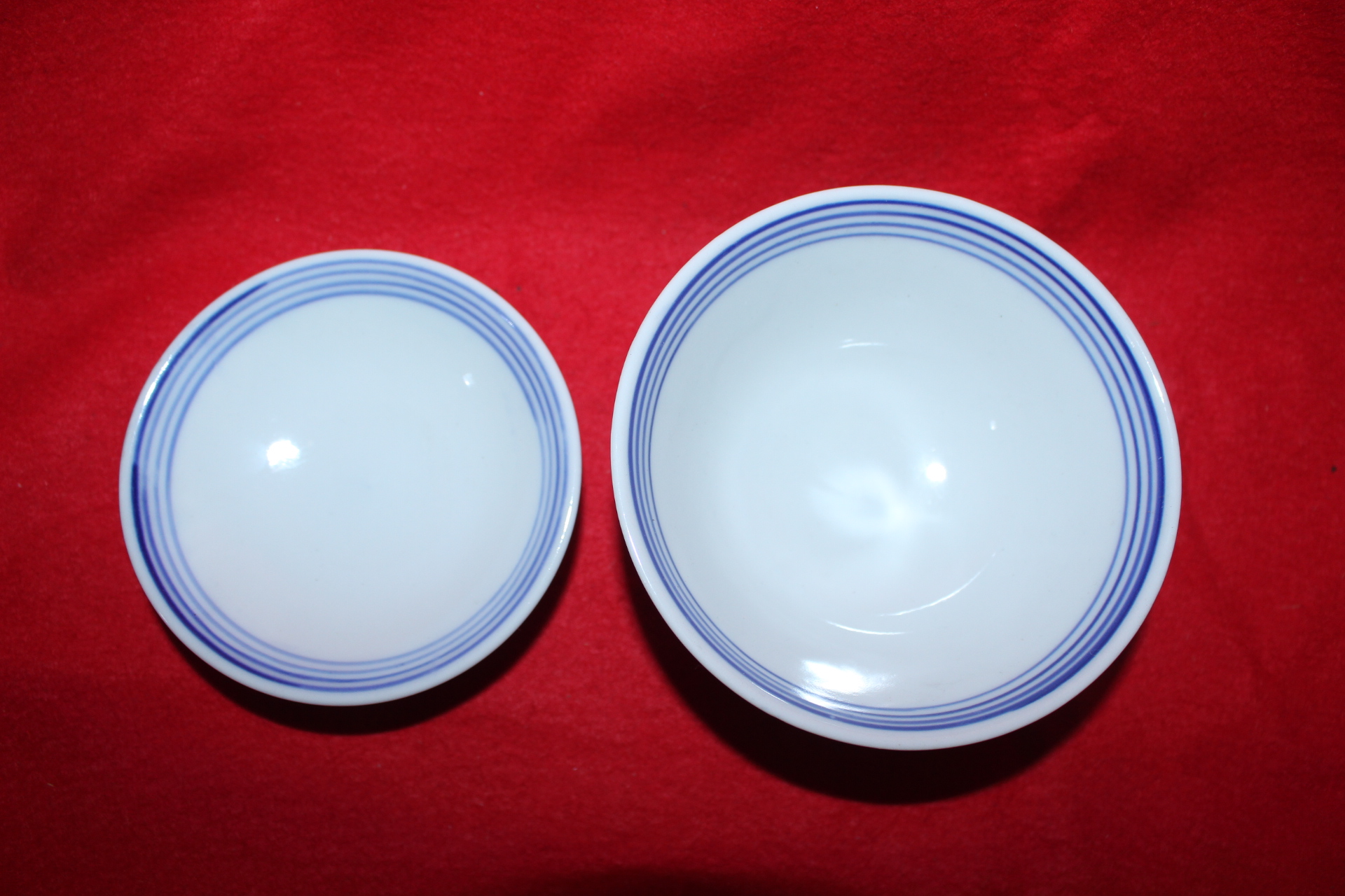 연대가좋은 이마리 청화백자산수문 개완