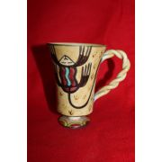 외국산 청자 추상동물문 잔