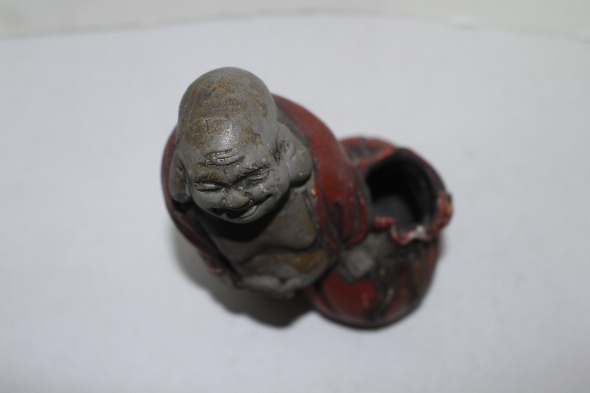 연대가좋은 청자 달마대사 복조각상