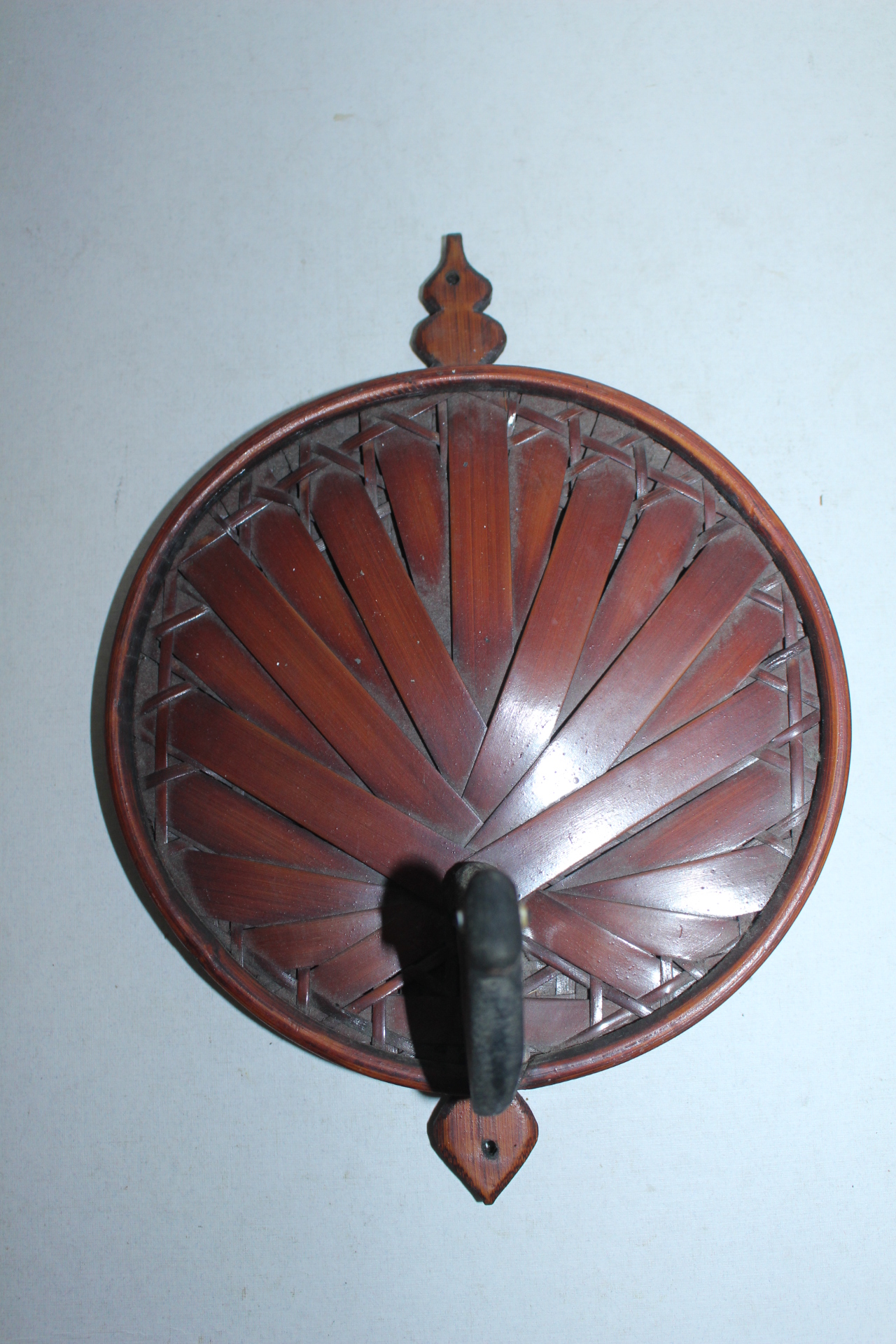 땟물이 좋은 대나무로된 새모양 옷걸이