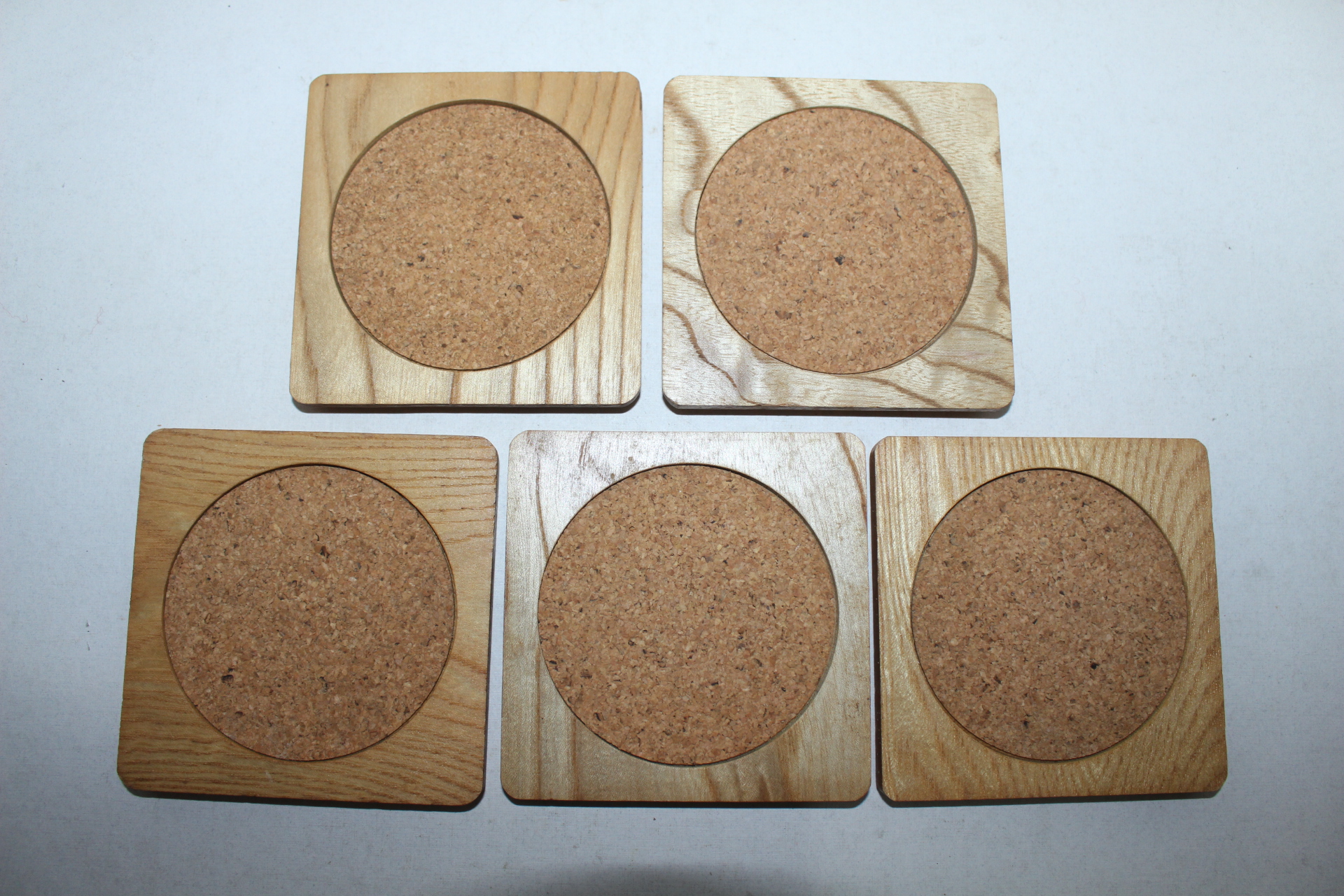 나무로된 차탁 5점