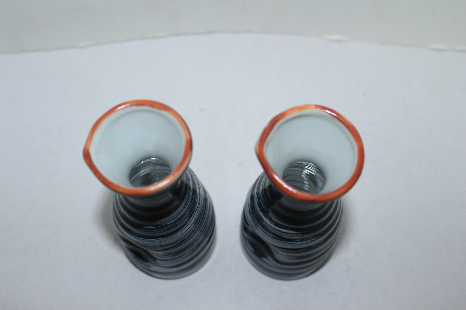 청자 백채귀얄흘림 주병 2점