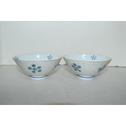 청화백자 화문 자완 2점