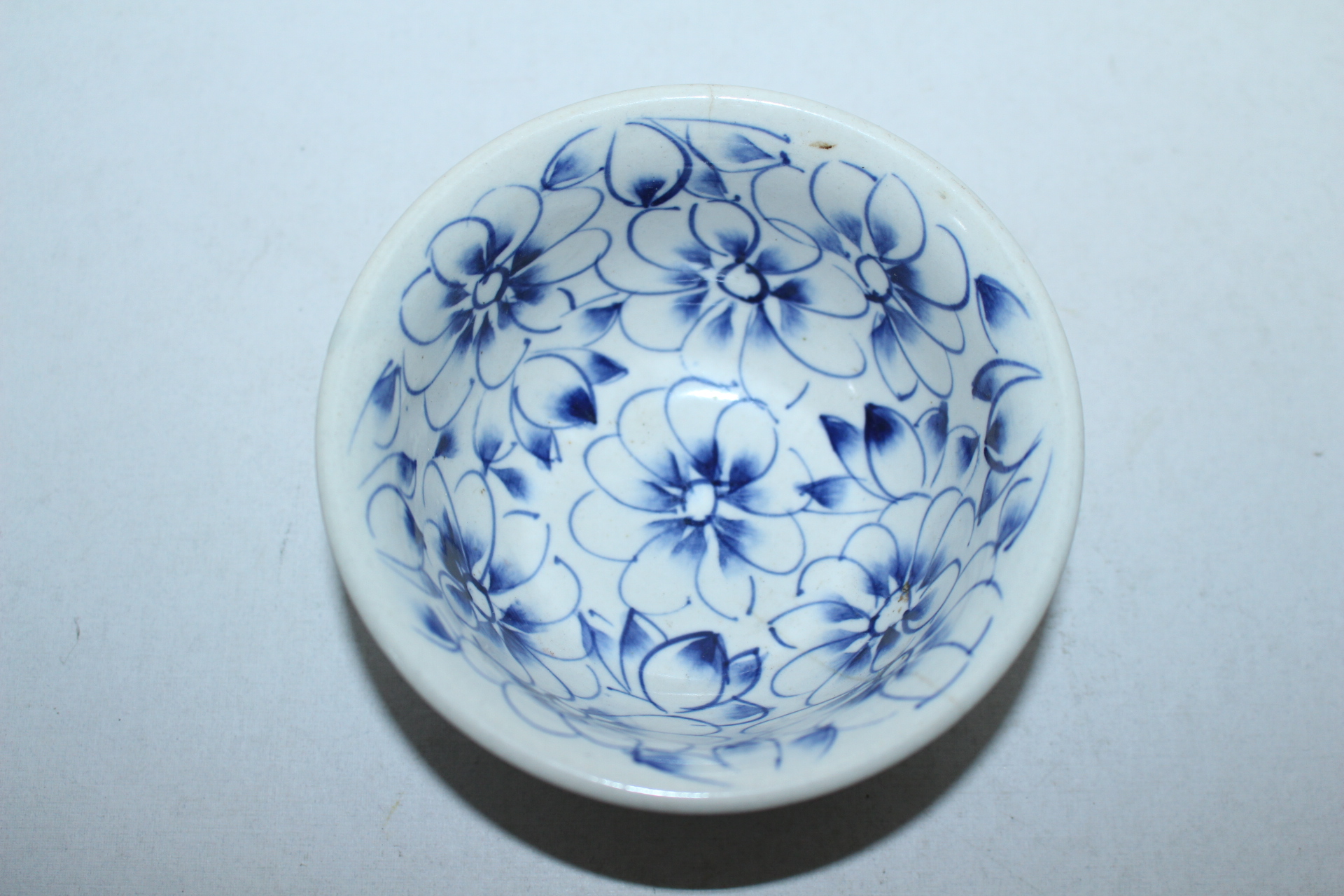 연대가좋은 청화백자화문 자완