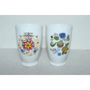 본챠이나 화문 잔 2점