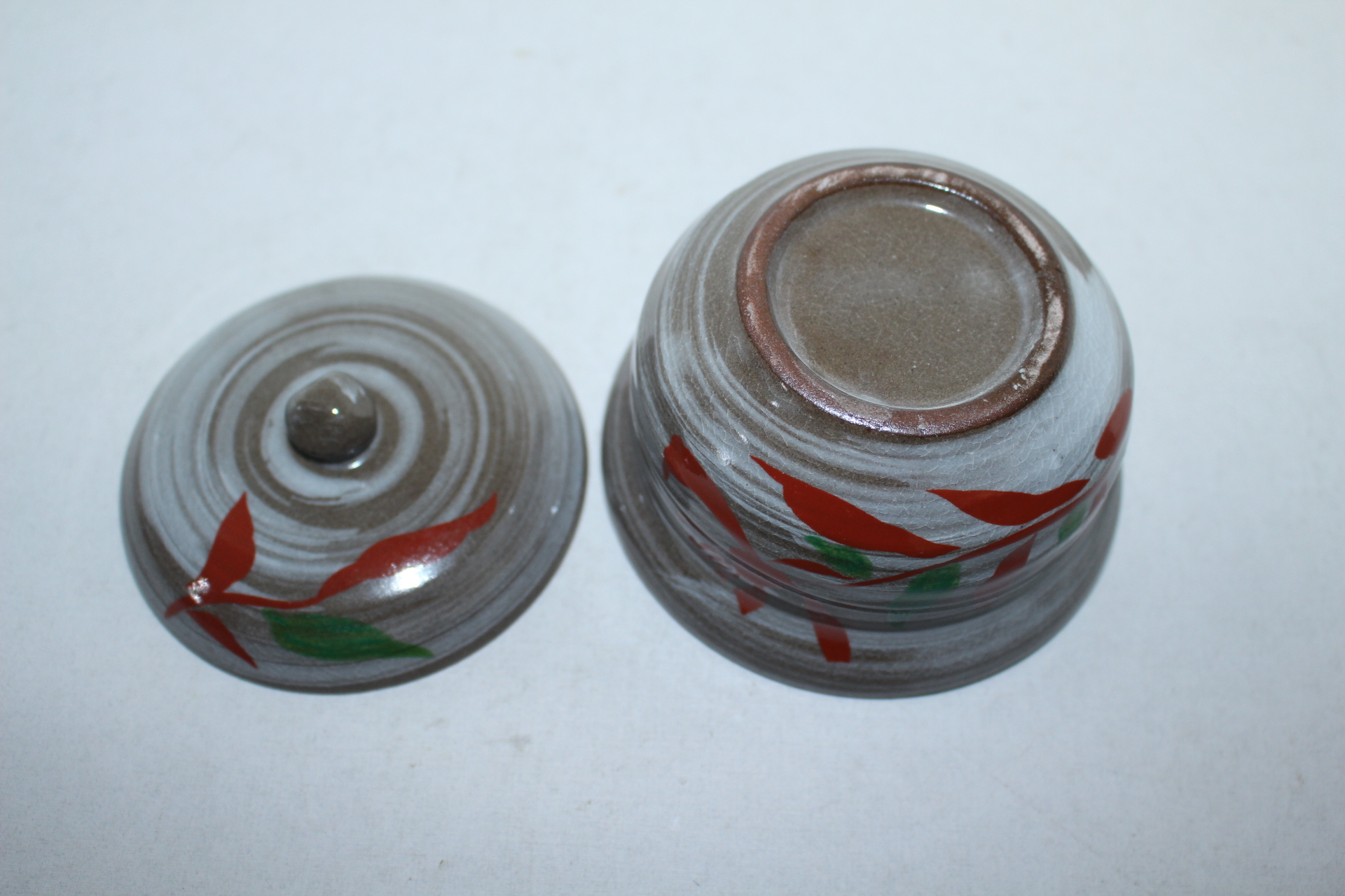 청자 진사화문 합