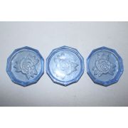 근대사 채색유리화문 완 3점