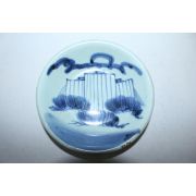 100년이상된 청화백자 화문완