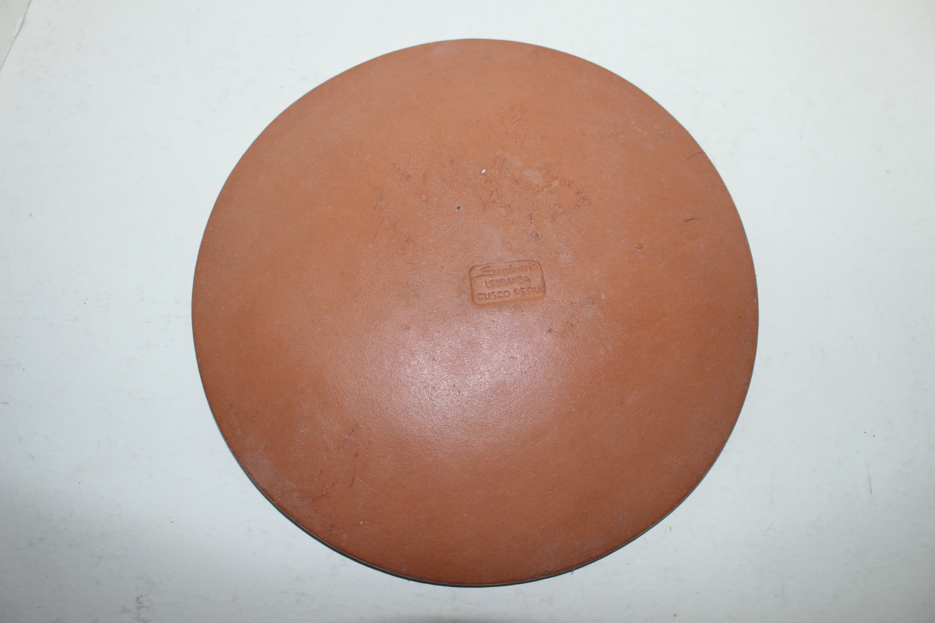 외국산 토기재질로된 추상조문 대완