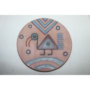 외국산 토기재질로된 추상조문 대완