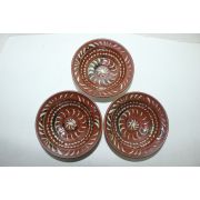 연대가좋은 청자화문완 3점