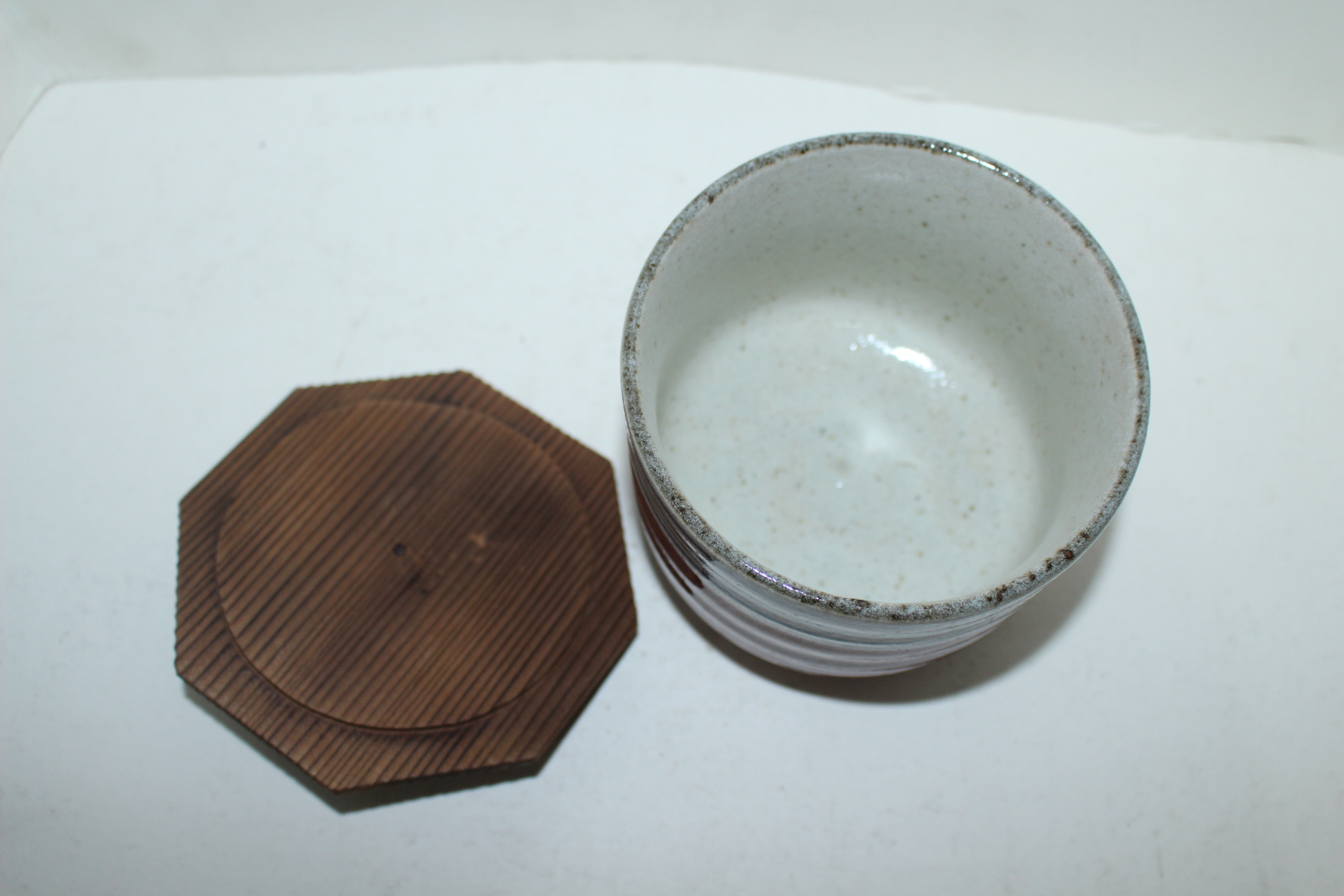 청자 나무두껑있는 완