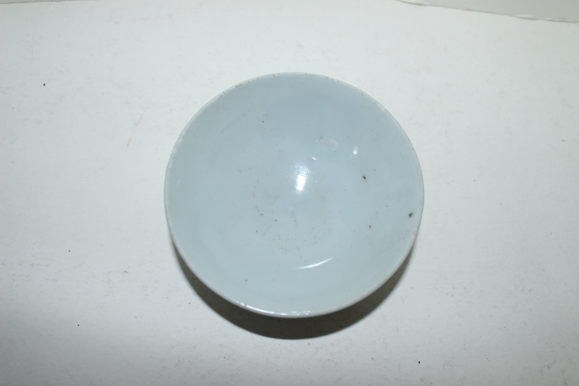 외사기 청화백자 산수문 자완