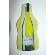 와인병 장식의 유리완