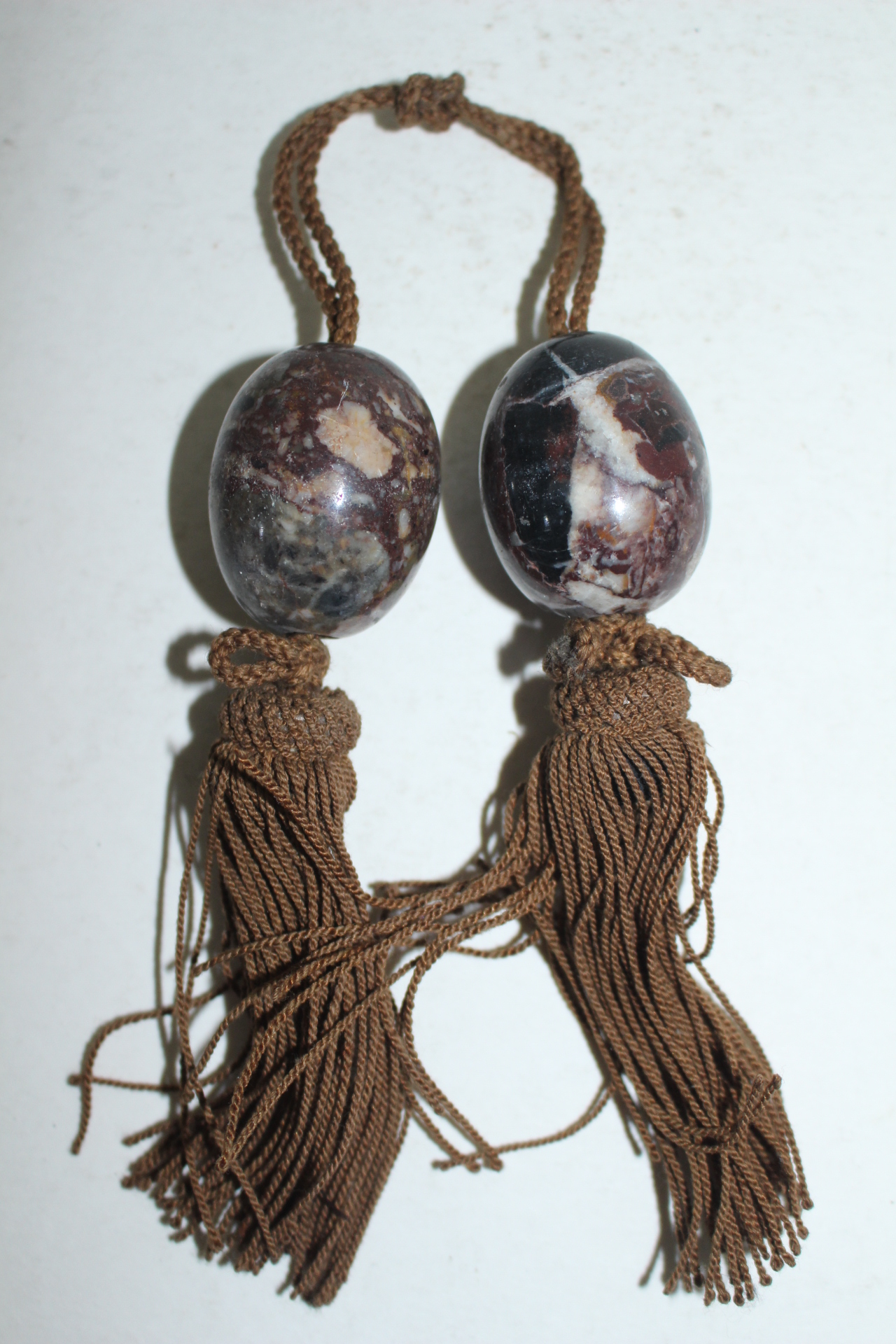 무뉘옥돌로된 추(풍진) 1쌍