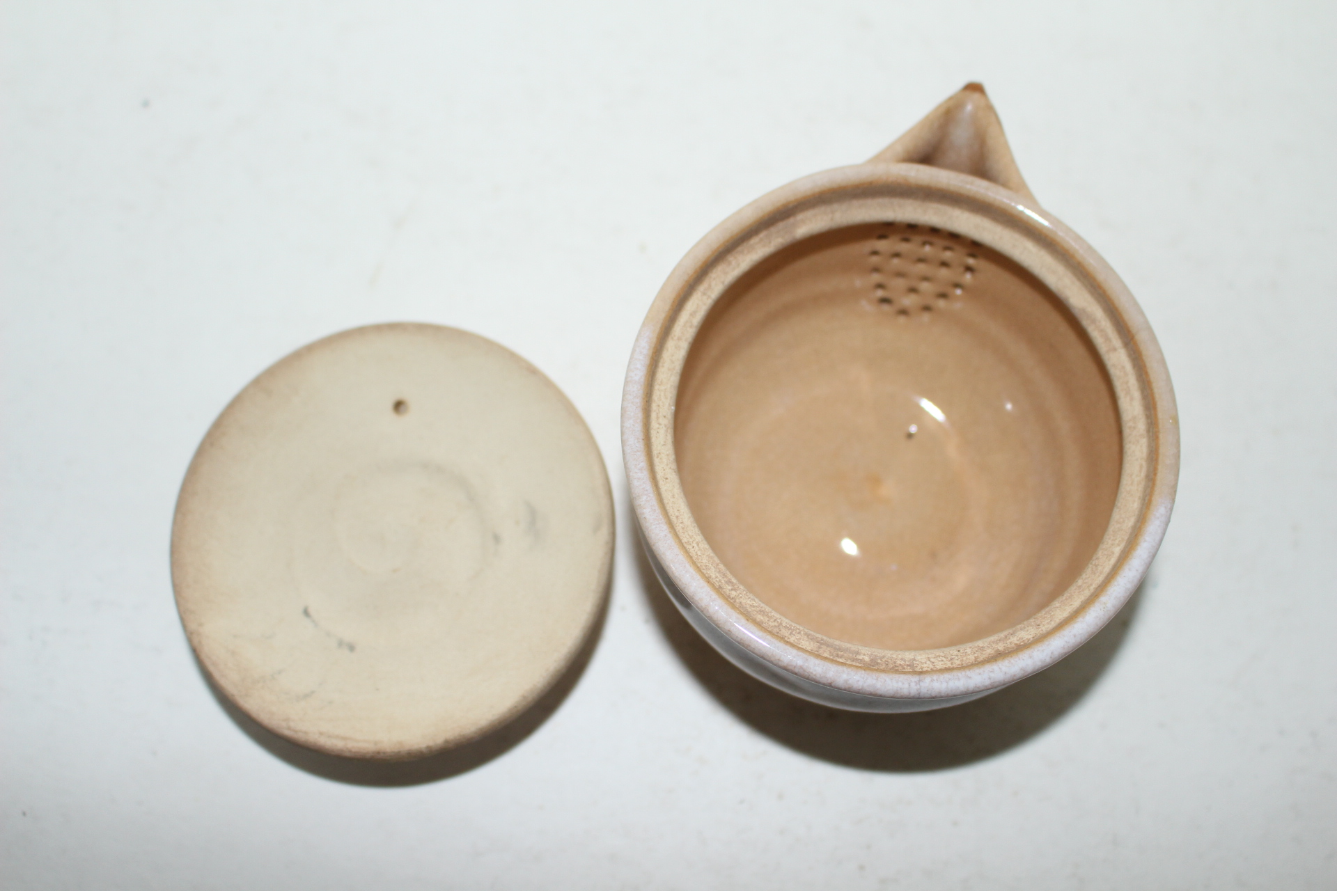 분청자 백채 수구