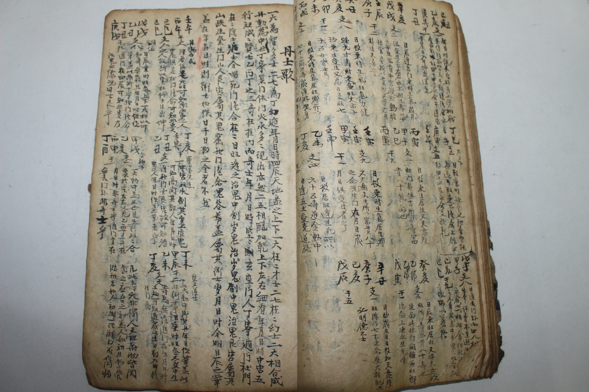 조선시대 고필사본(이면에 易관련필사) 1책