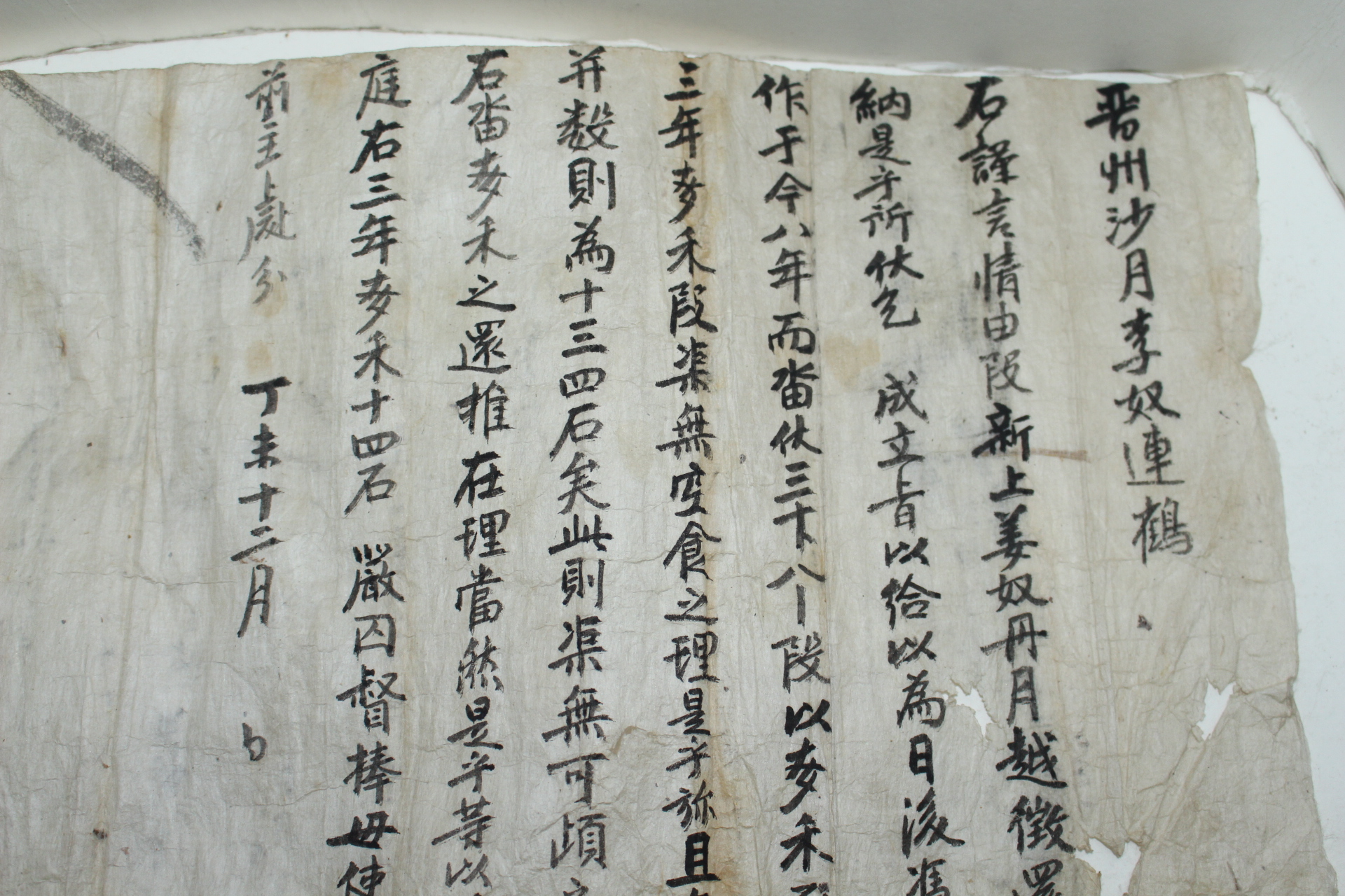 조선시대 진주거주 이씨집안의 노비가 올린 상서문과 처분