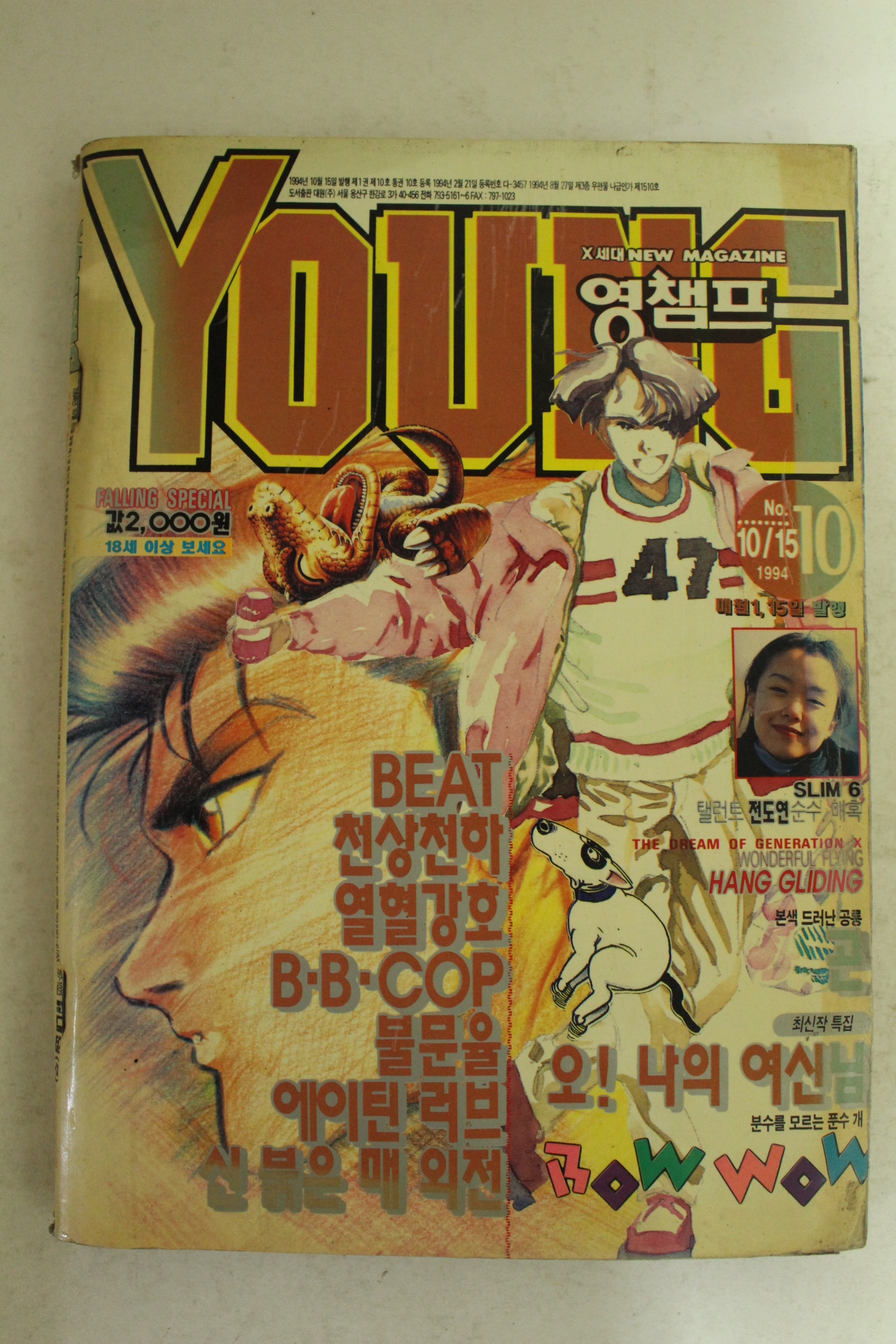 1995년 영챔프 만화잡지 10월15일자