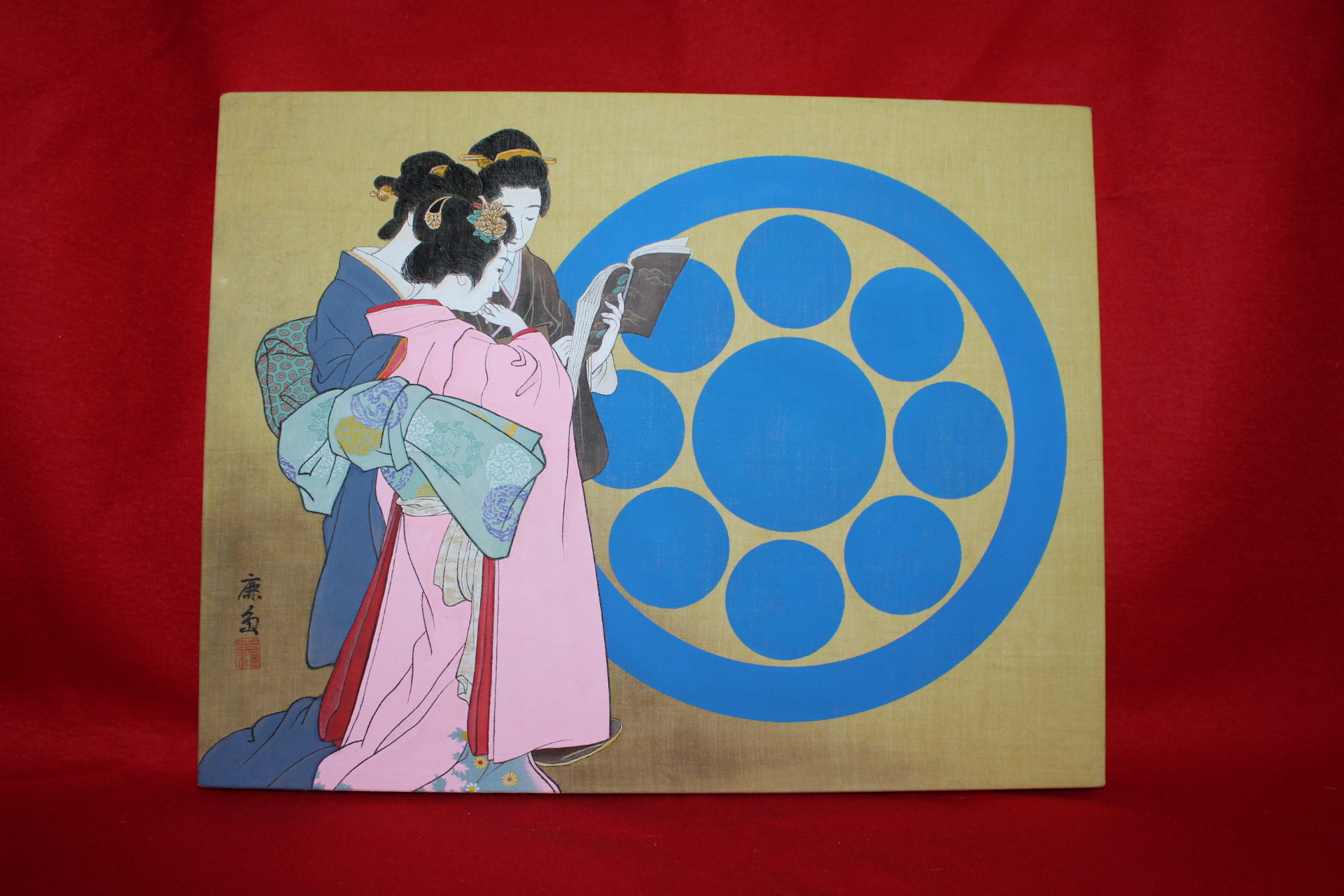 일본전통공예화가의 그림작품 1