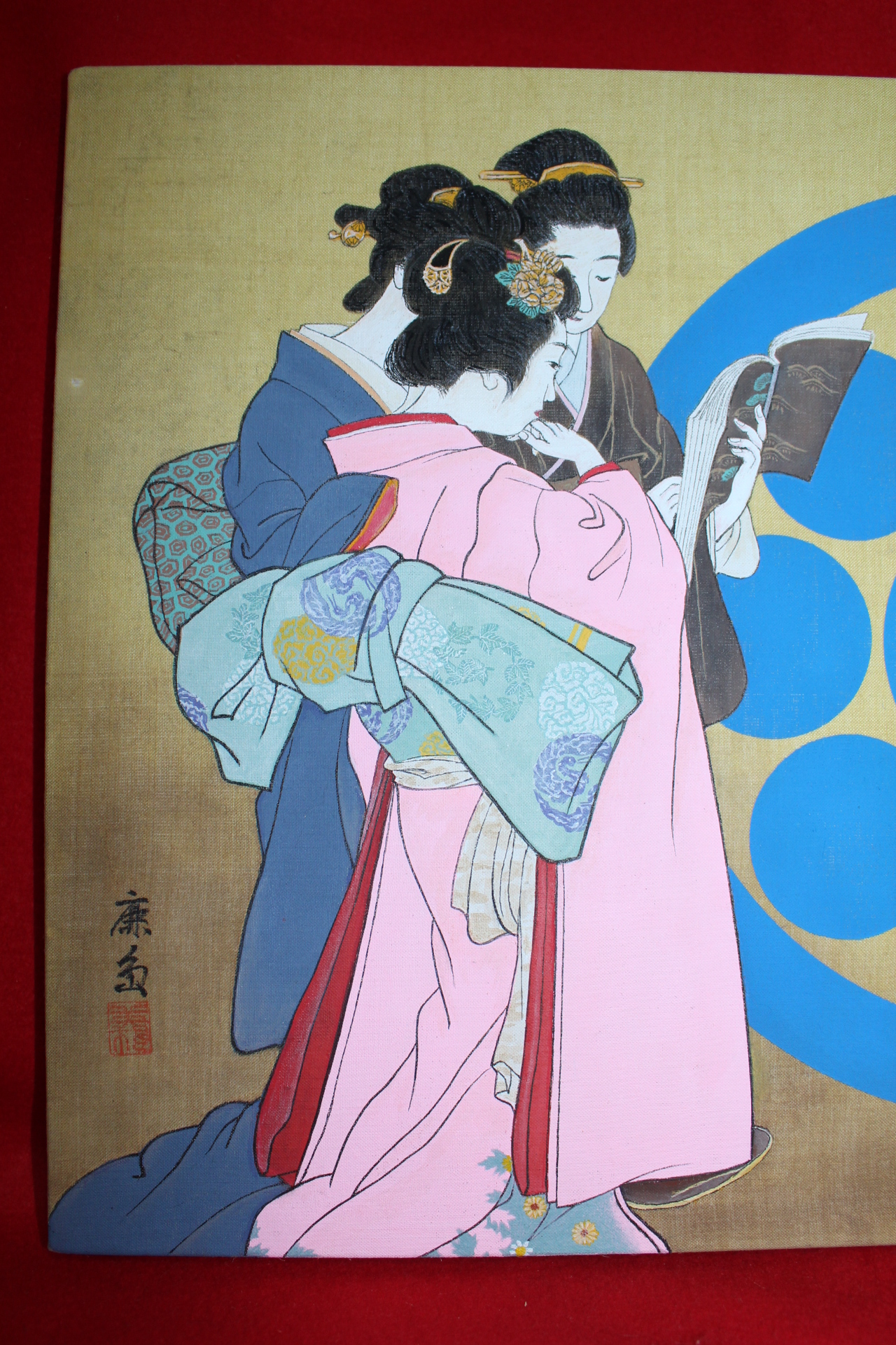 일본전통공예화가의 그림작품 1