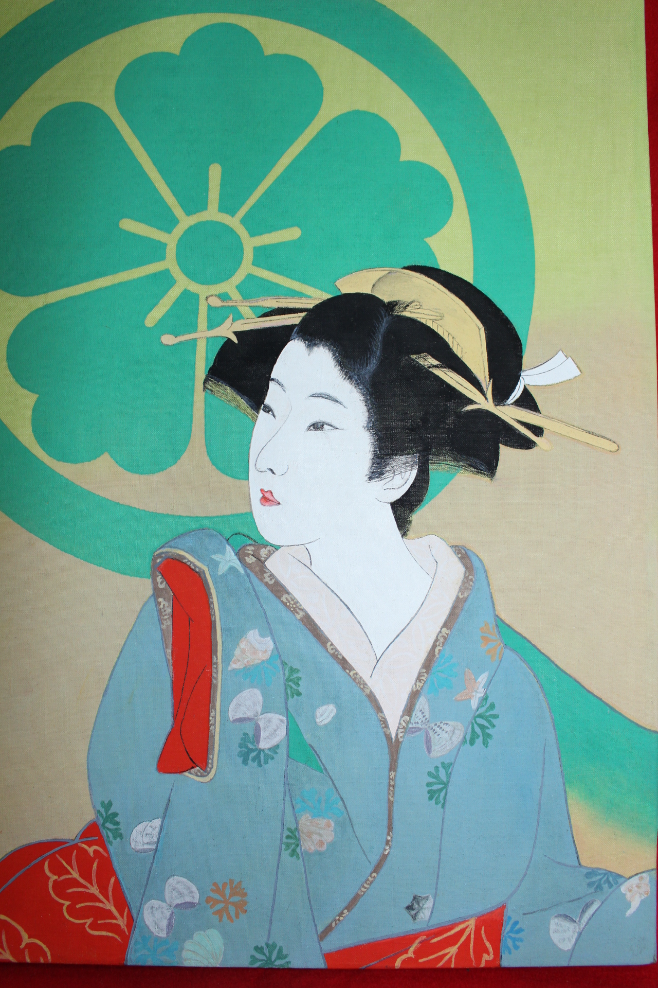 일본전통공예화가의 작품 4