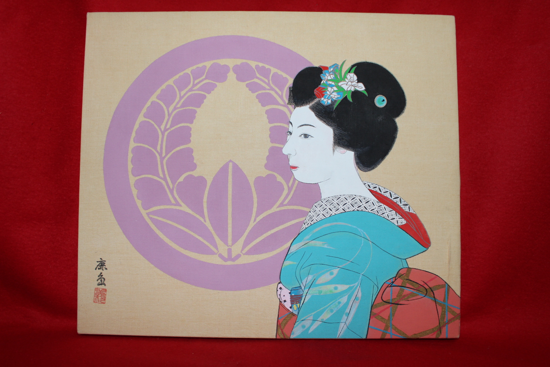 일본전통공예화가의 작품 7