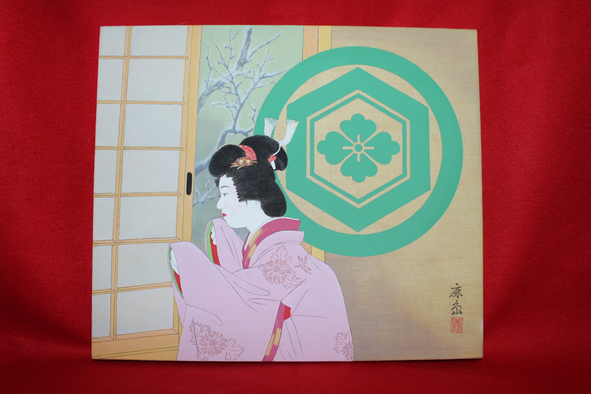 일본전통공예화가의 작품 9