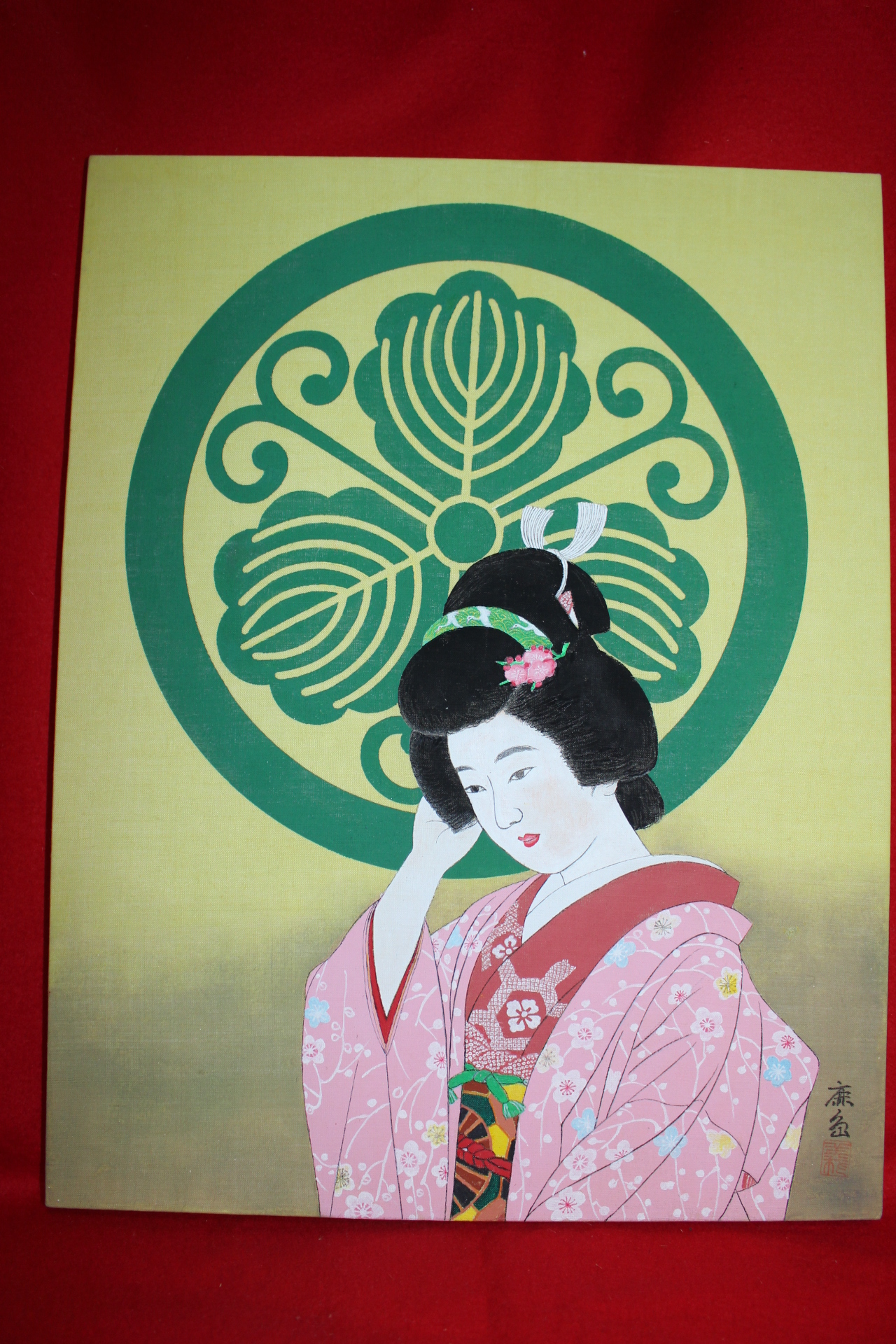 일본전통공예화가의 작품 13