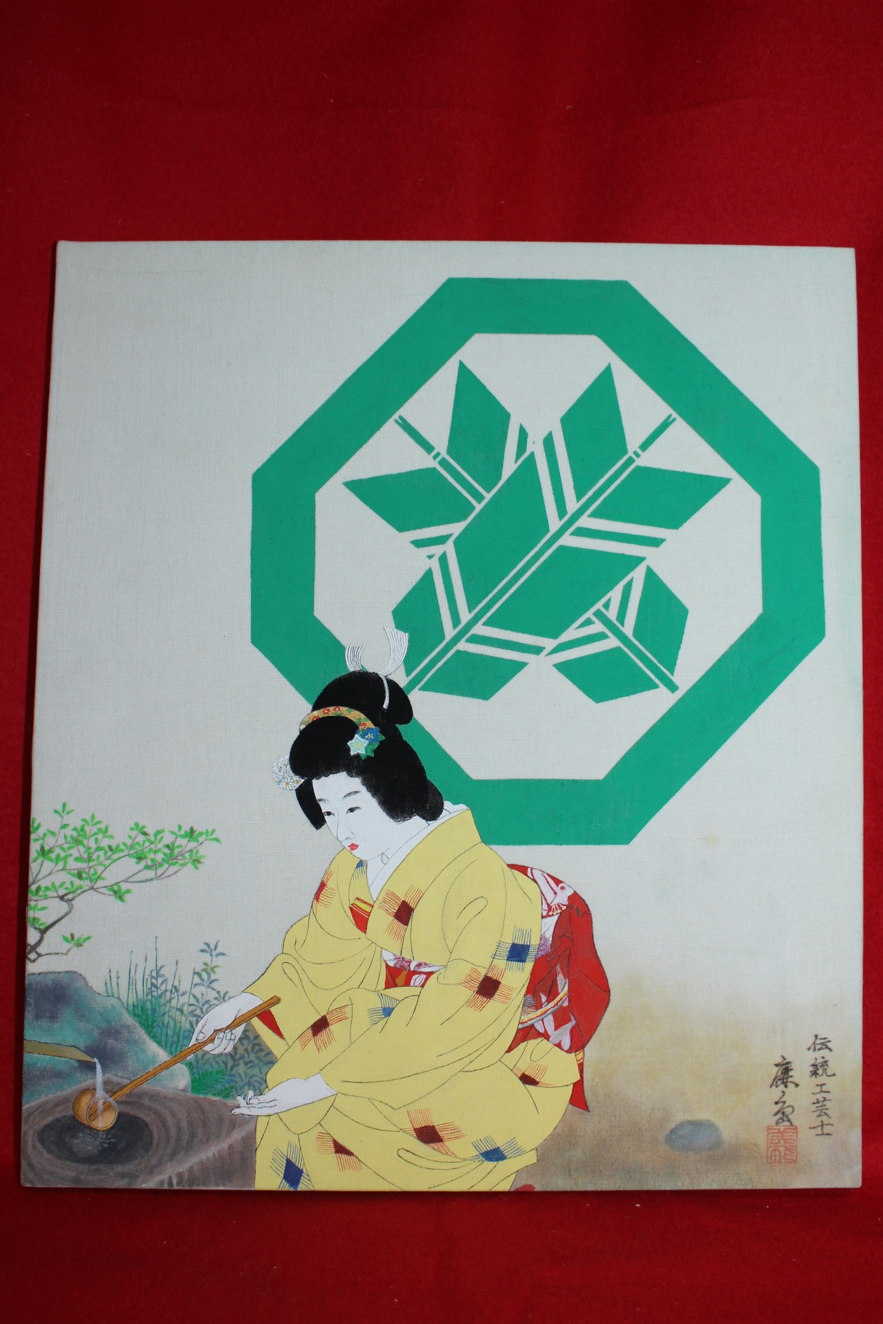 일본전통공예화가의 작품 26