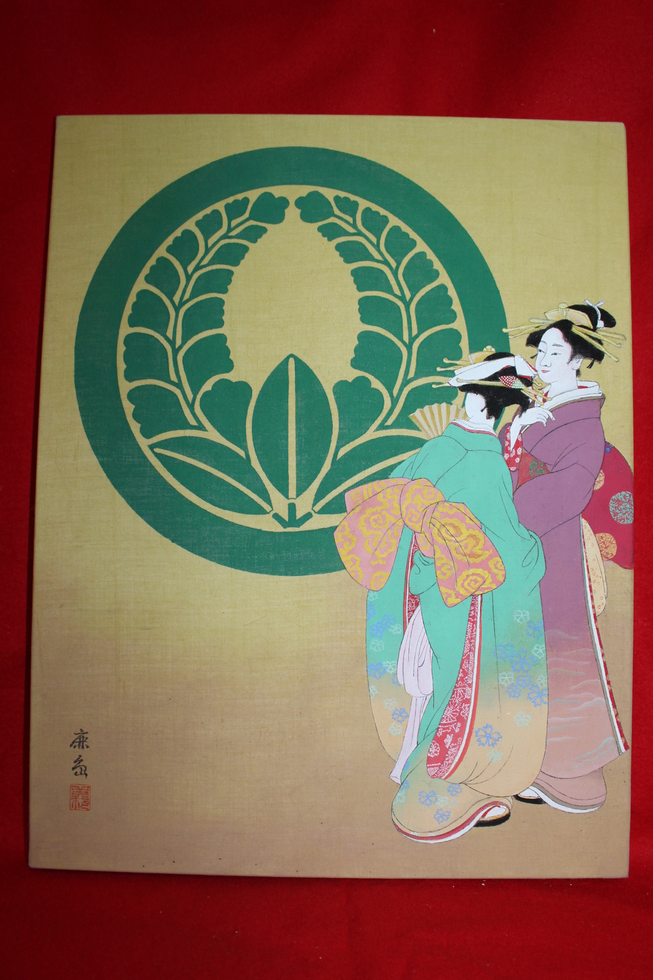 일본전통공예화가의 작품 28