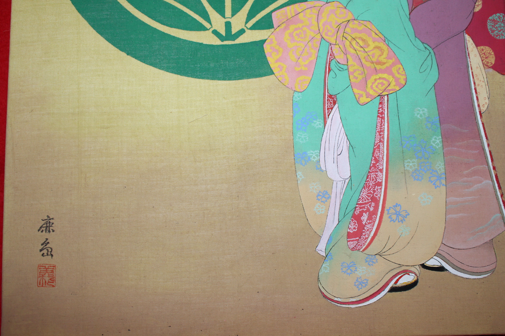 일본전통공예화가의 작품 28