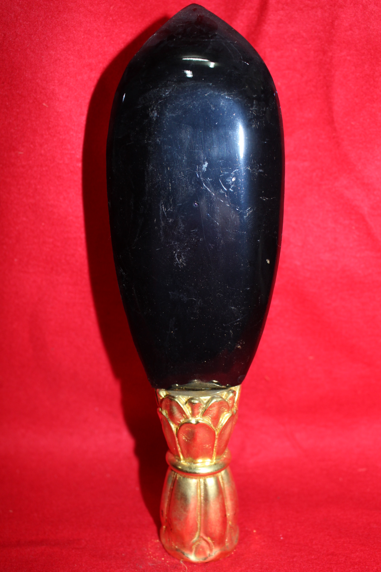 나무에 옷칠후 순금채된 불상입상