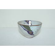 분청자 금채추상문잔