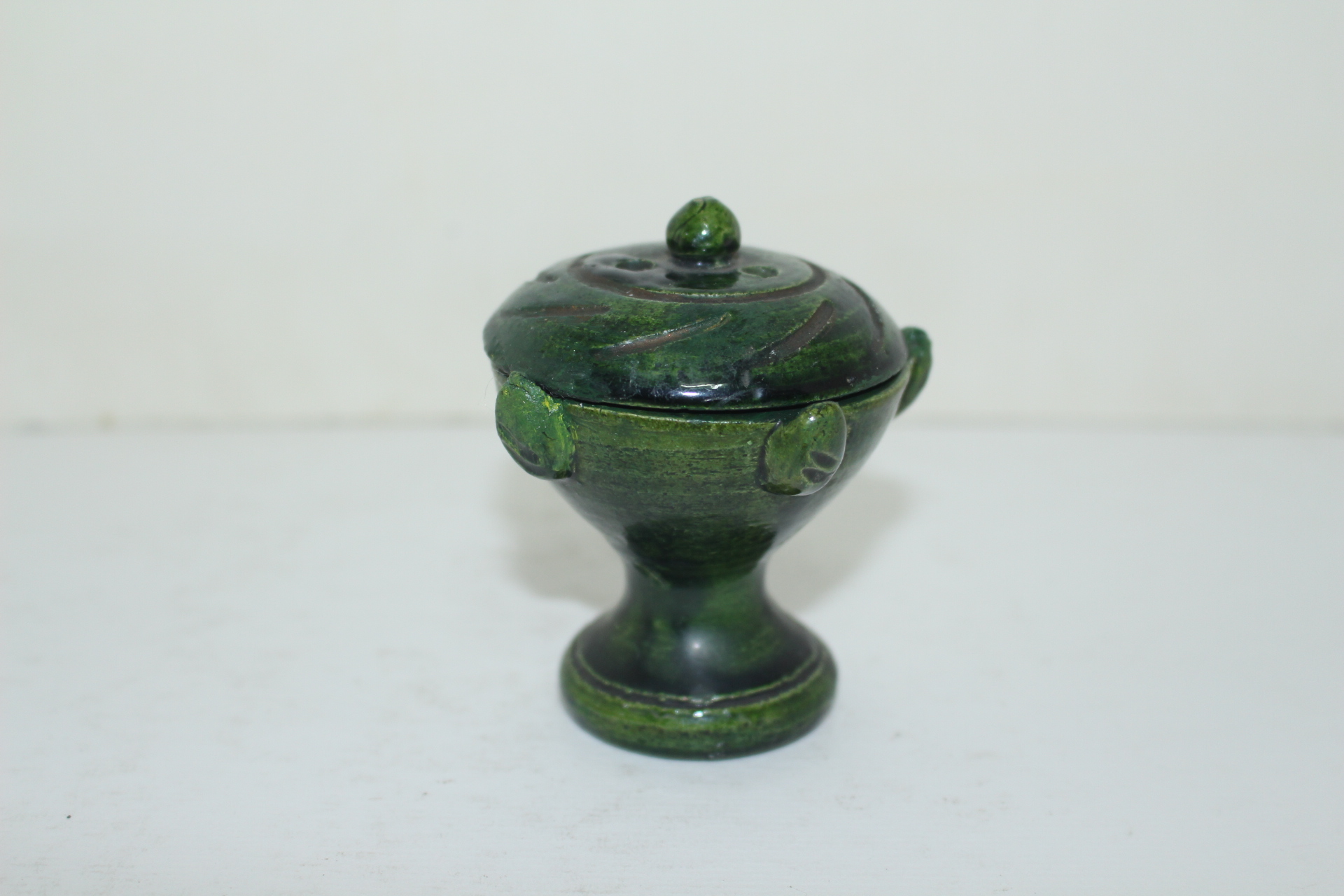 청록청자 라꾸(樂) 향로