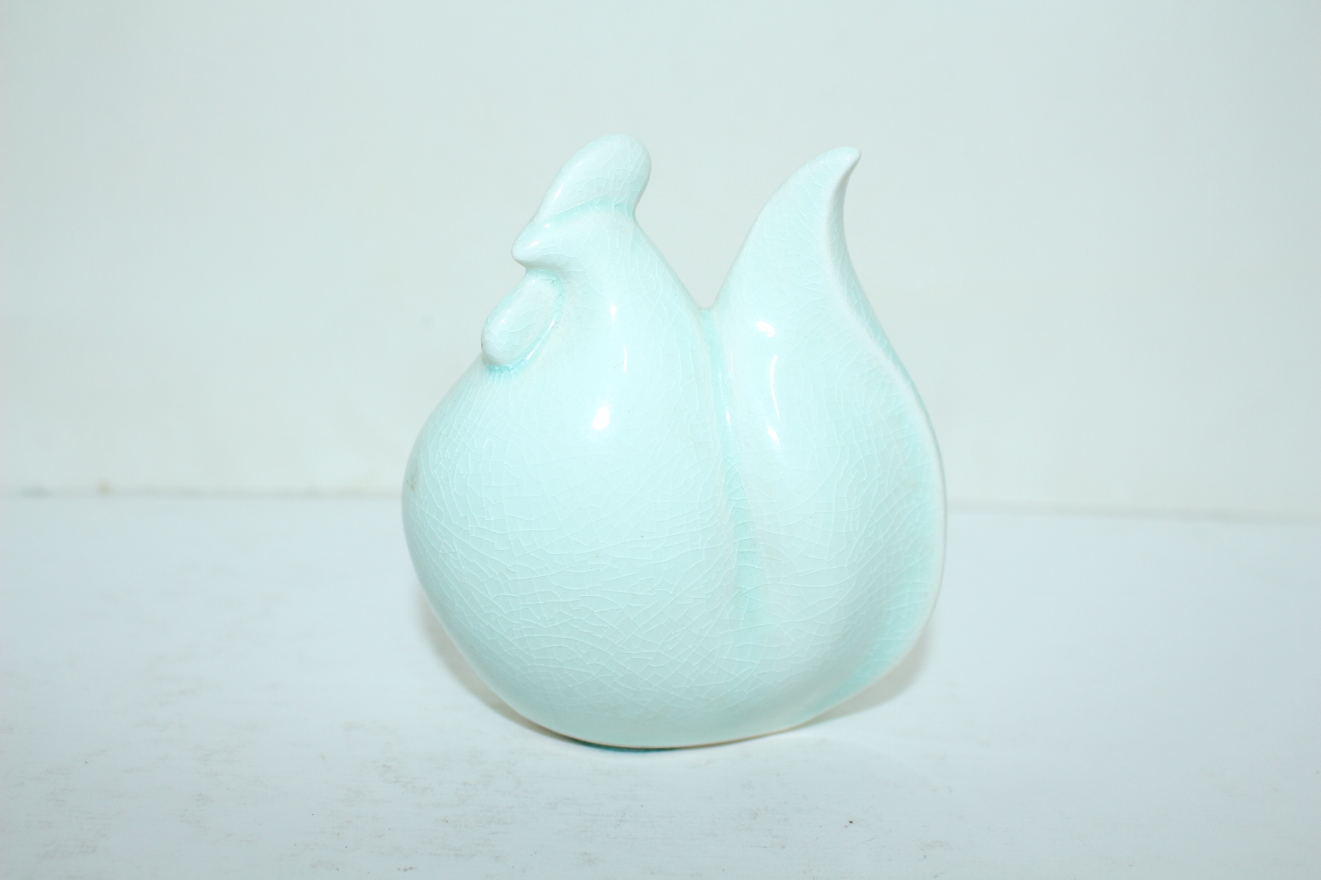 청자 도자기 닭 조각상