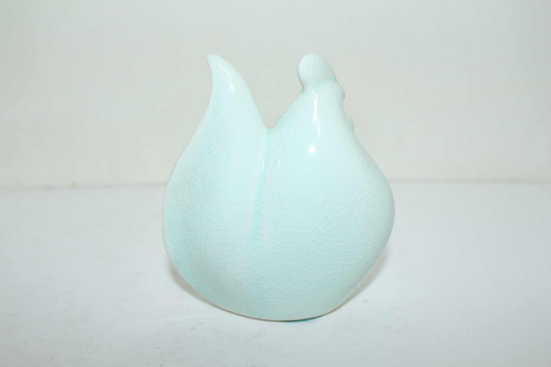 청자 도자기 닭 조각상