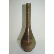 청자 목긴 한송이화병