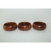 원목나무로된 완 3점