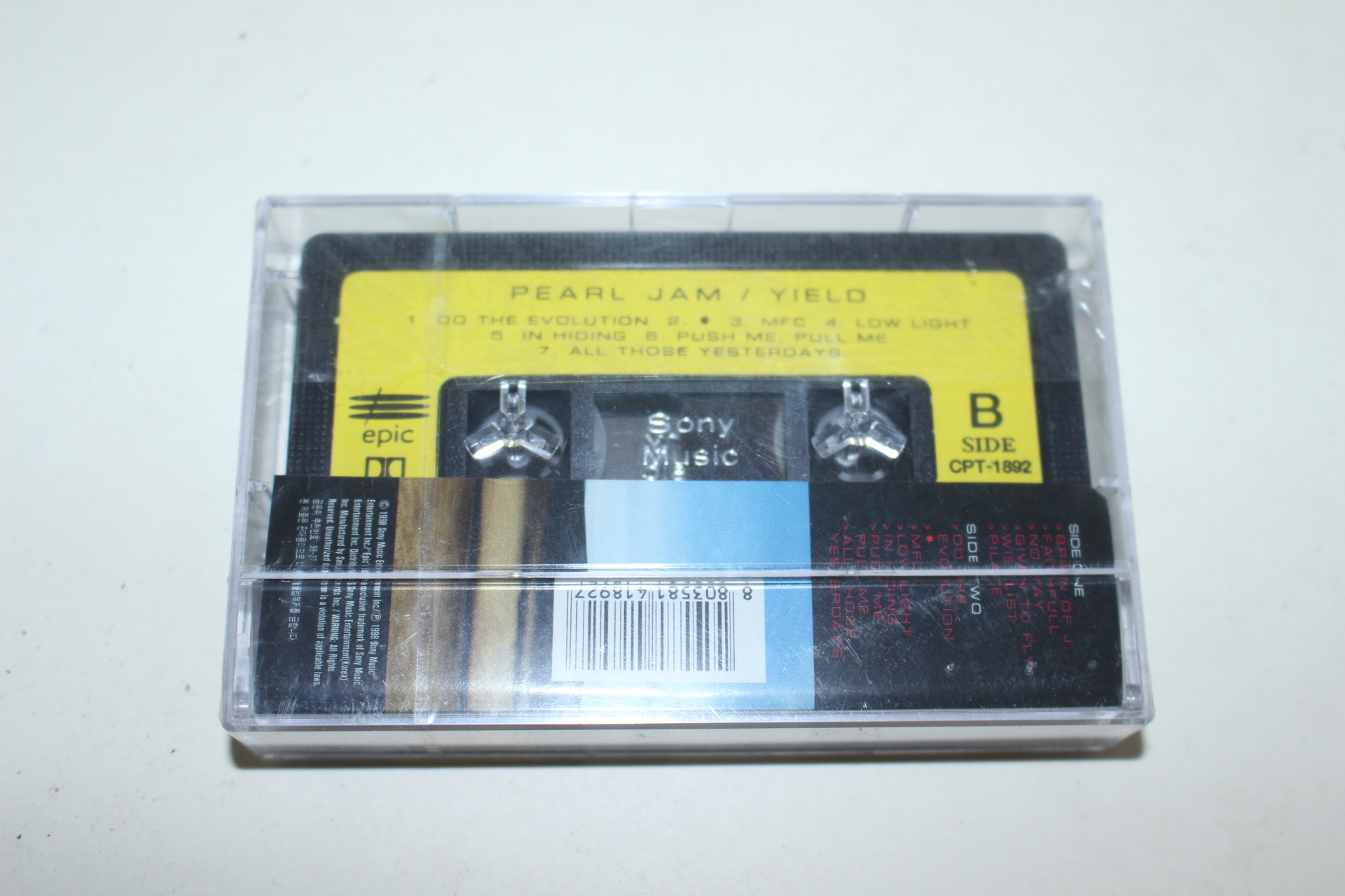1141-미개봉 테이프 PEARL JAM 펄잼