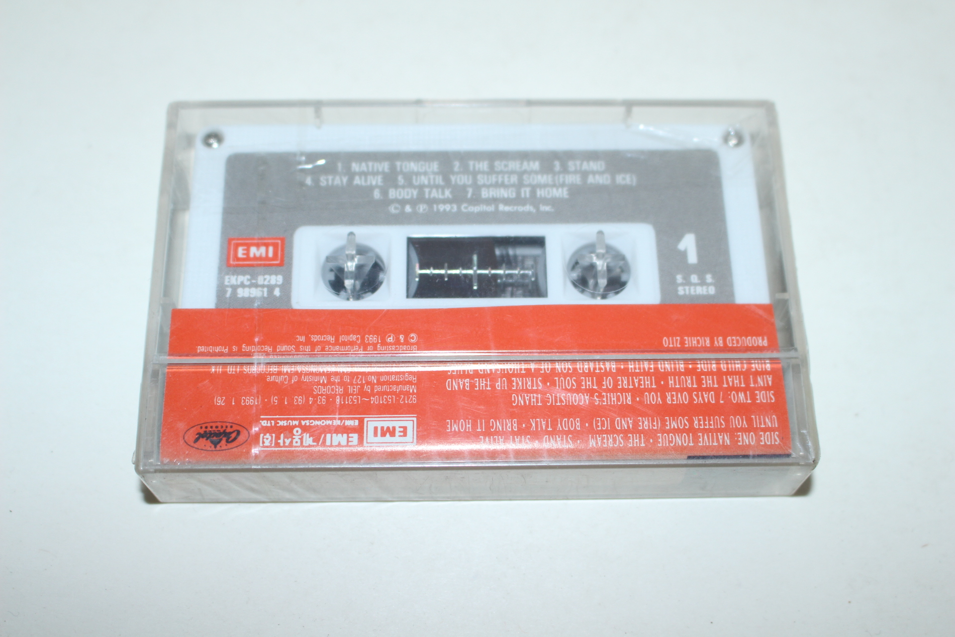 1162-미개봉 테이프 포이즌 네이티브 텅